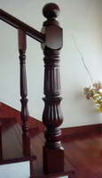 Wood stand column