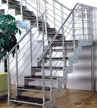 Steel structure stair case
