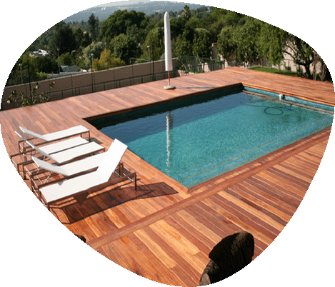 Swimming pool decking